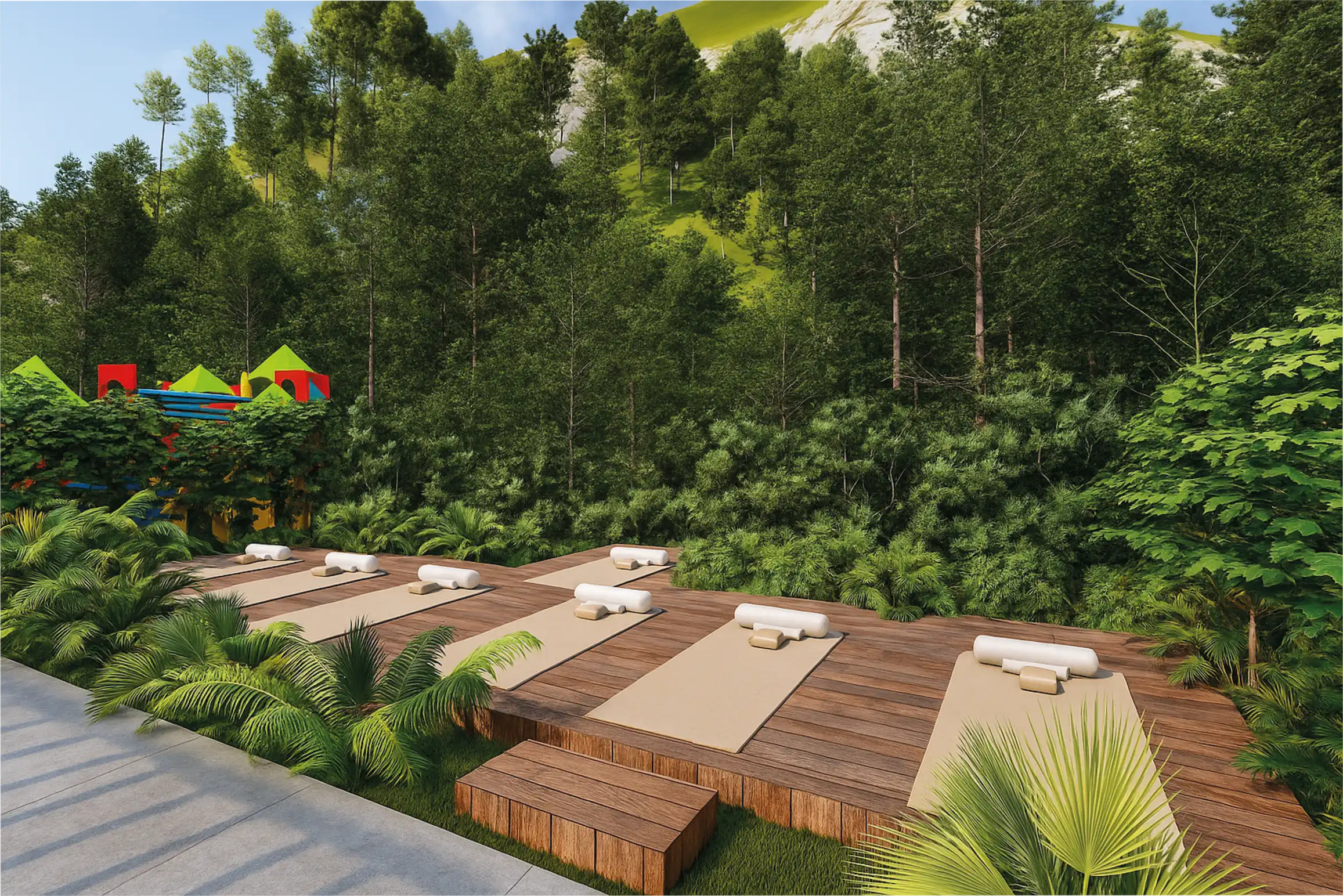 Zona de Yoga - Balcones de Santa Lucía